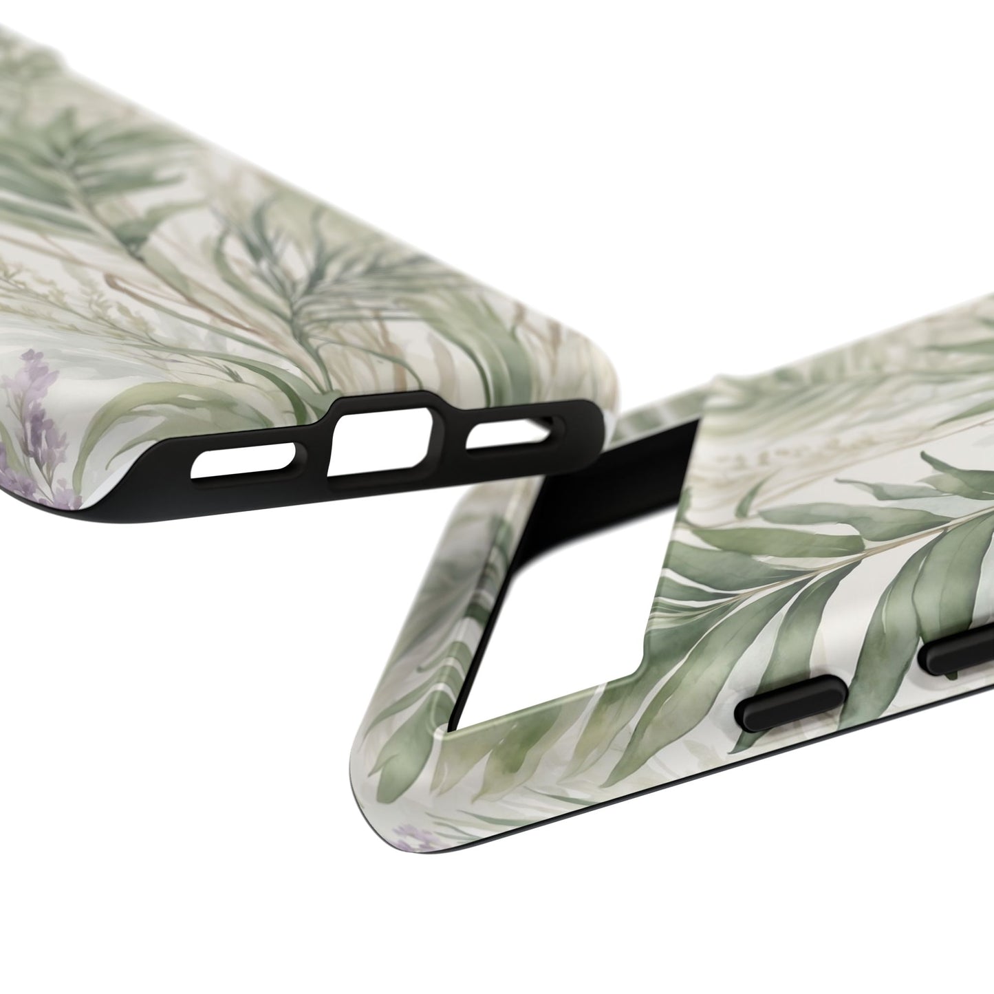 Google Pixel Case - Botanical Greenery Watercolour Pattern