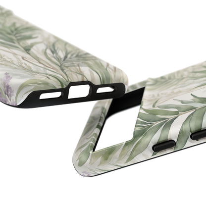 Google Pixel Case - Botanical Greenery Watercolour Pattern