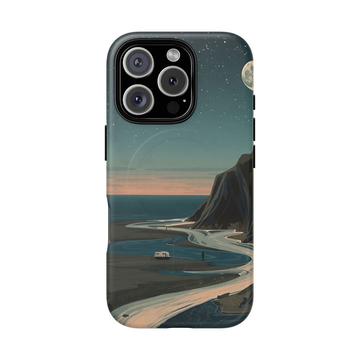 iPhone Moonlit British Cliffs Premium MagSafe Case