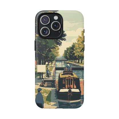 iPhone Towpath Lock Audience Premium MagSafe Case