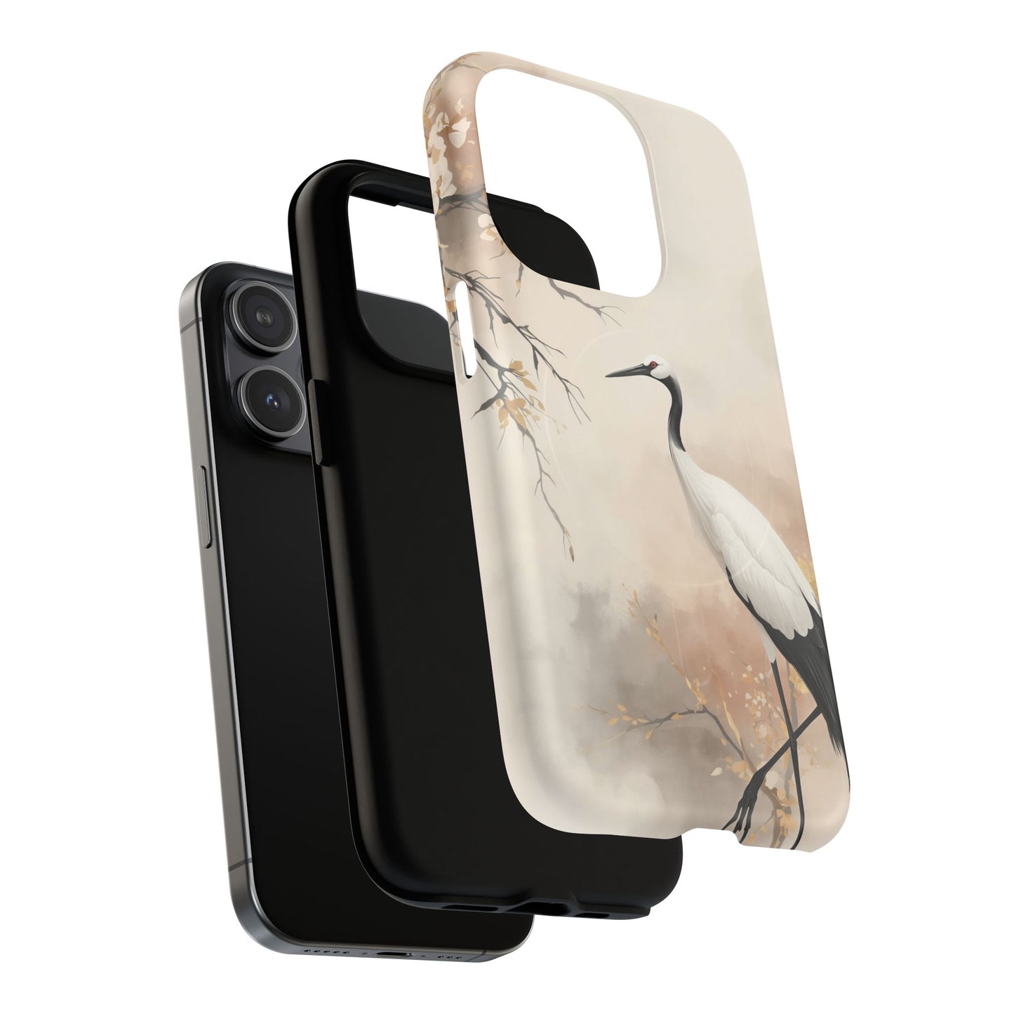 iPhone Elegant Crane Premium MagSafe Case