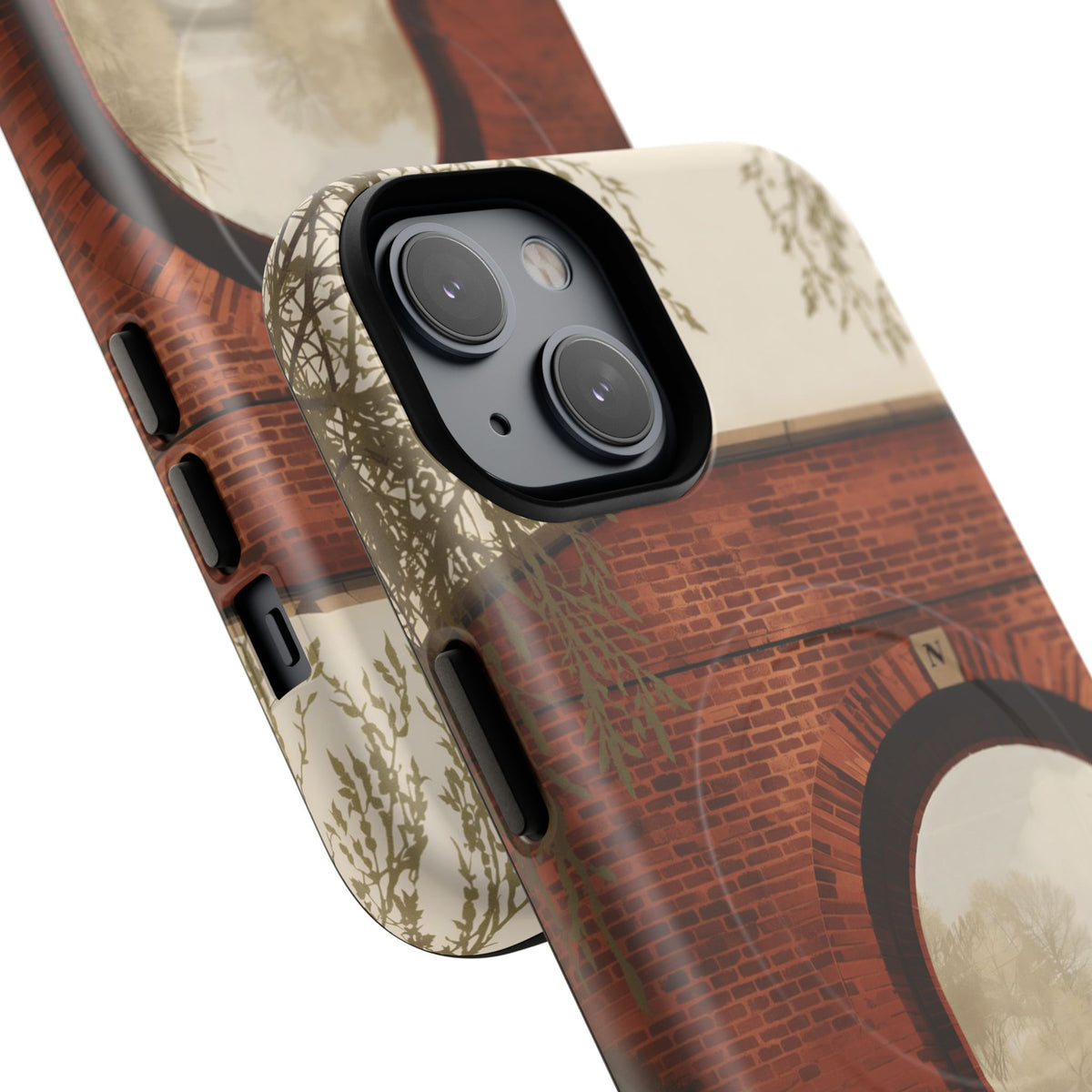 Willow Canal Bridge Passage iPhone Case – Heritage Waterway Design