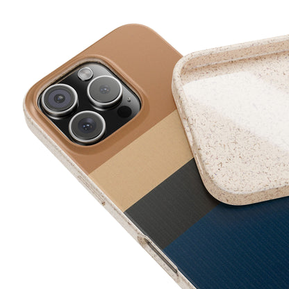 Retro Marina Eco-Friendly iPhone Case - Sustainable Biodegradable Design