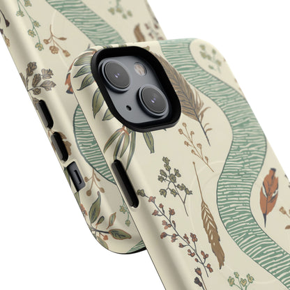 iPhone Canal-Side Botanical Premium MagSafe Case