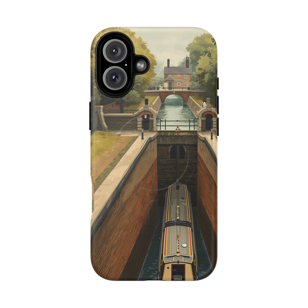 The Lock Keeper’s Vertical Journey Heritage iPhone Case