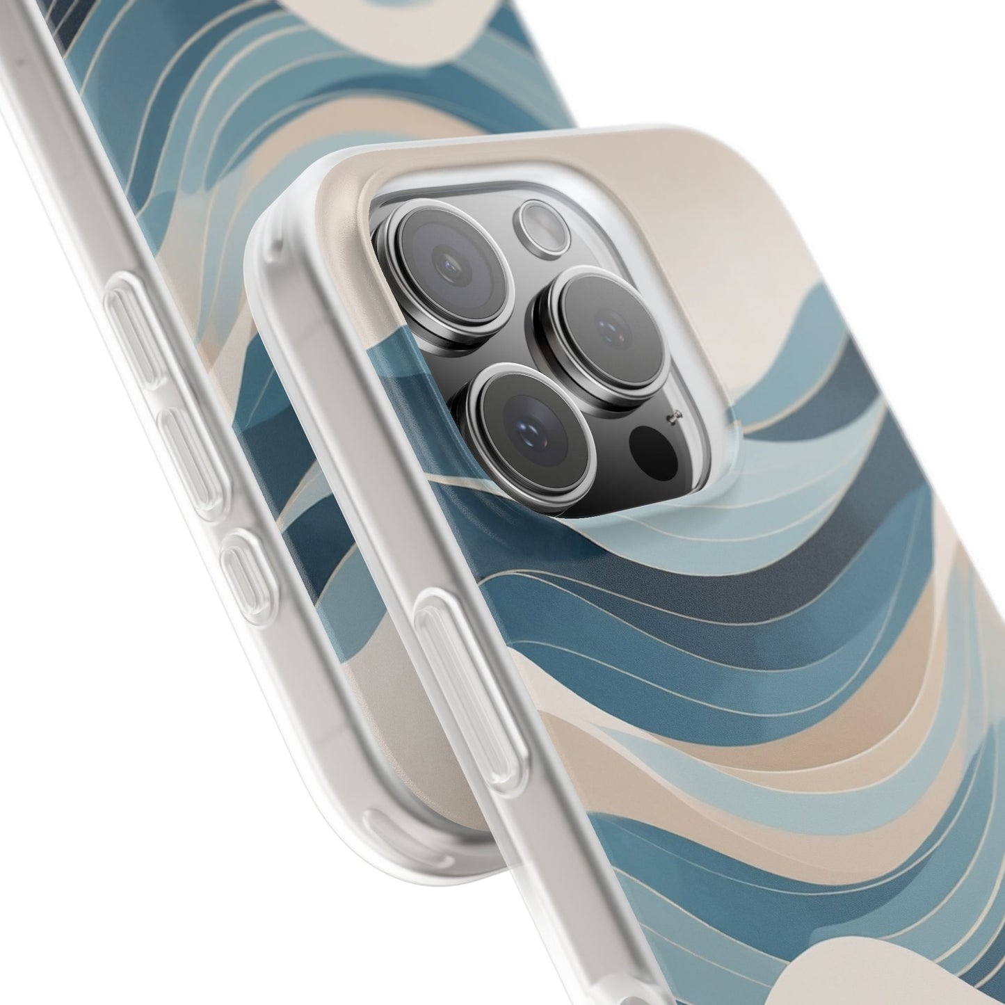 Minimalist Ocean Waves Phone Case