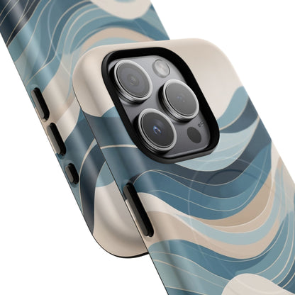 Coastal Drift Wave iPhone Case - Premium MagSafe Protective Cover