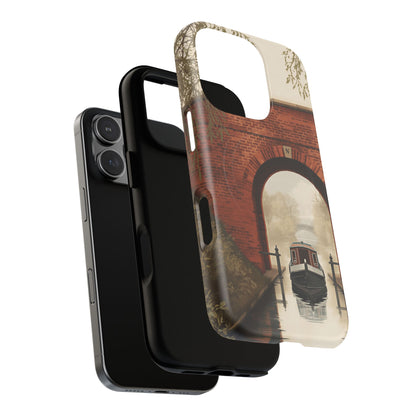 Willow Canal Bridge Passage iPhone Case – Heritage Waterway Design