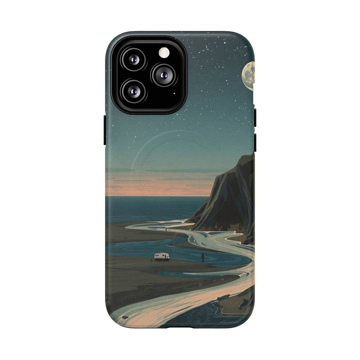 iPhone Moonlit British Cliffs Premium MagSafe Case