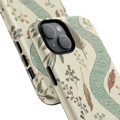 iPhone Canal-Side Botanical Premium MagSafe Case