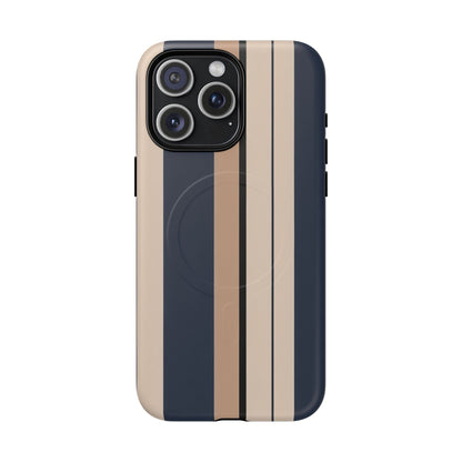 Slate Sandline Stripe iPhone Case - Premium MagSafe Protective Cover