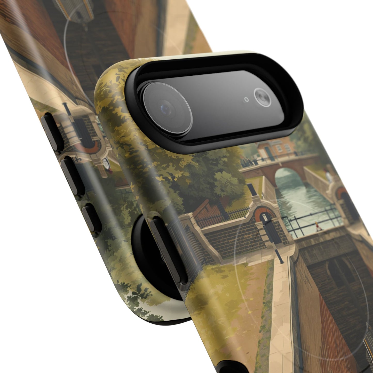 The Lock Keeper’s Vertical Journey Heritage iPhone Case