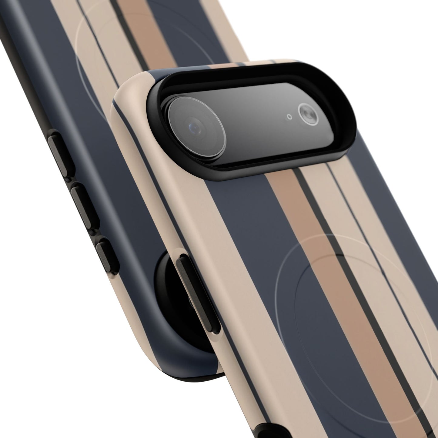 Slate Sandline Stripe iPhone Case - Premium MagSafe Protective Cover
