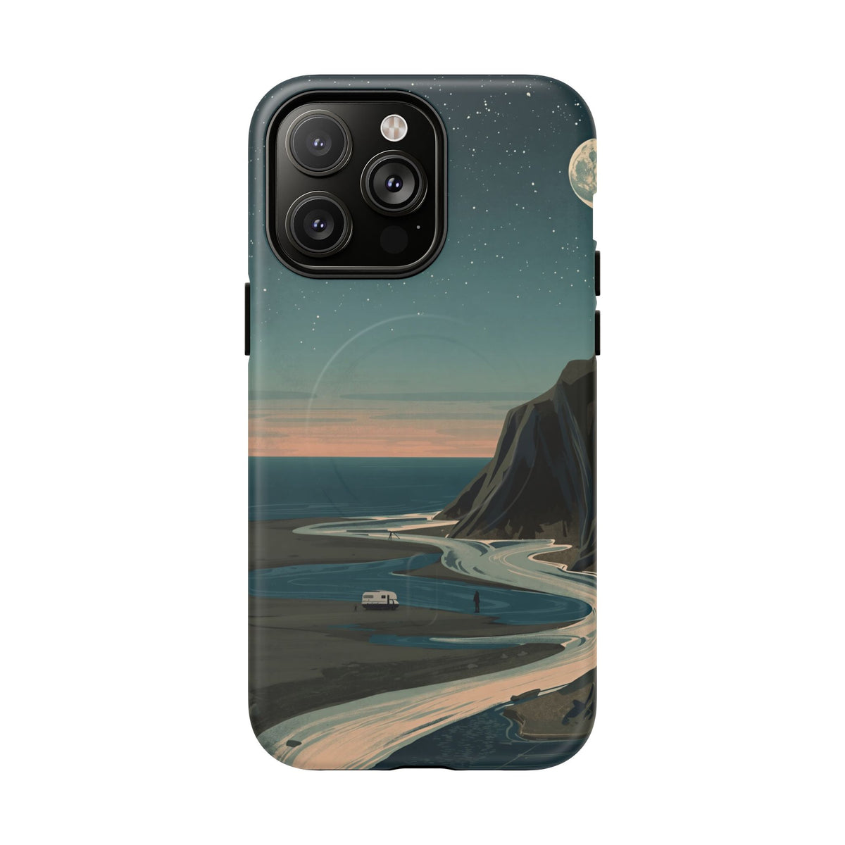 iPhone Moonlit British Cliffs Premium MagSafe Case