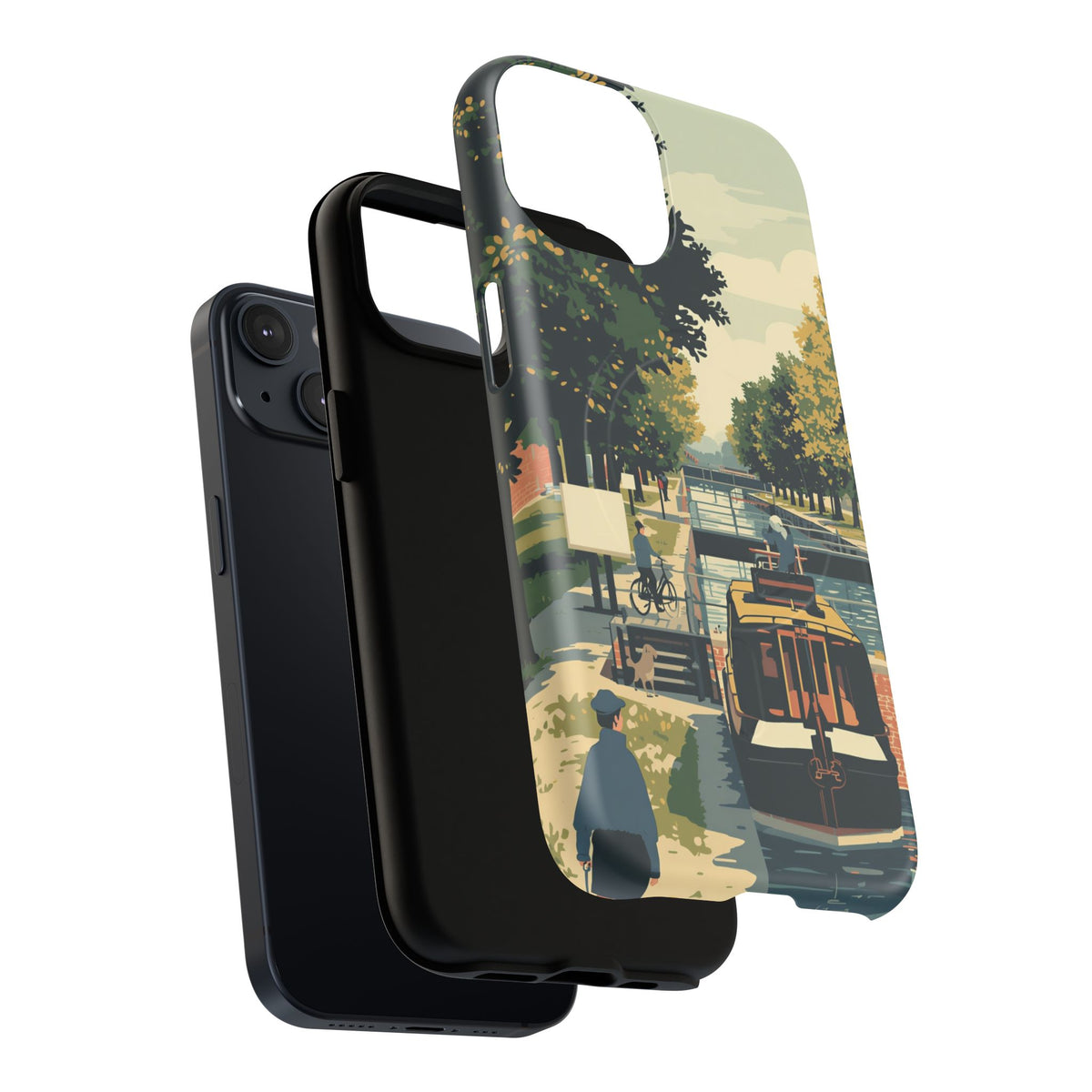 iPhone Towpath Lock Audience Premium MagSafe Case