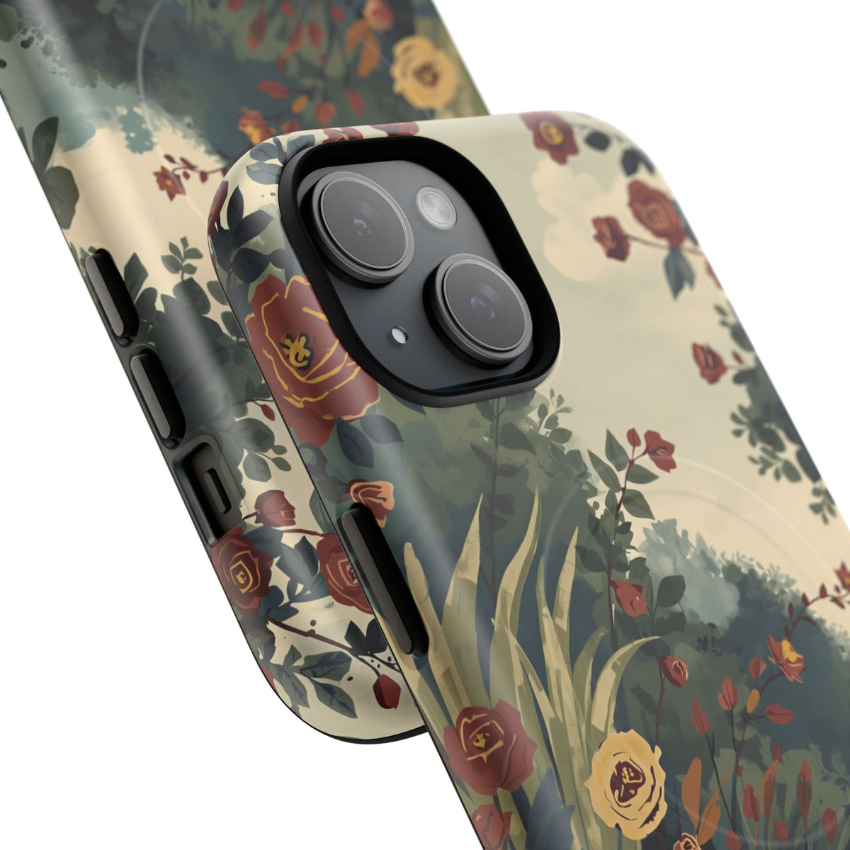 iPhone Porthole Canal Garden Premium MagSafe Case