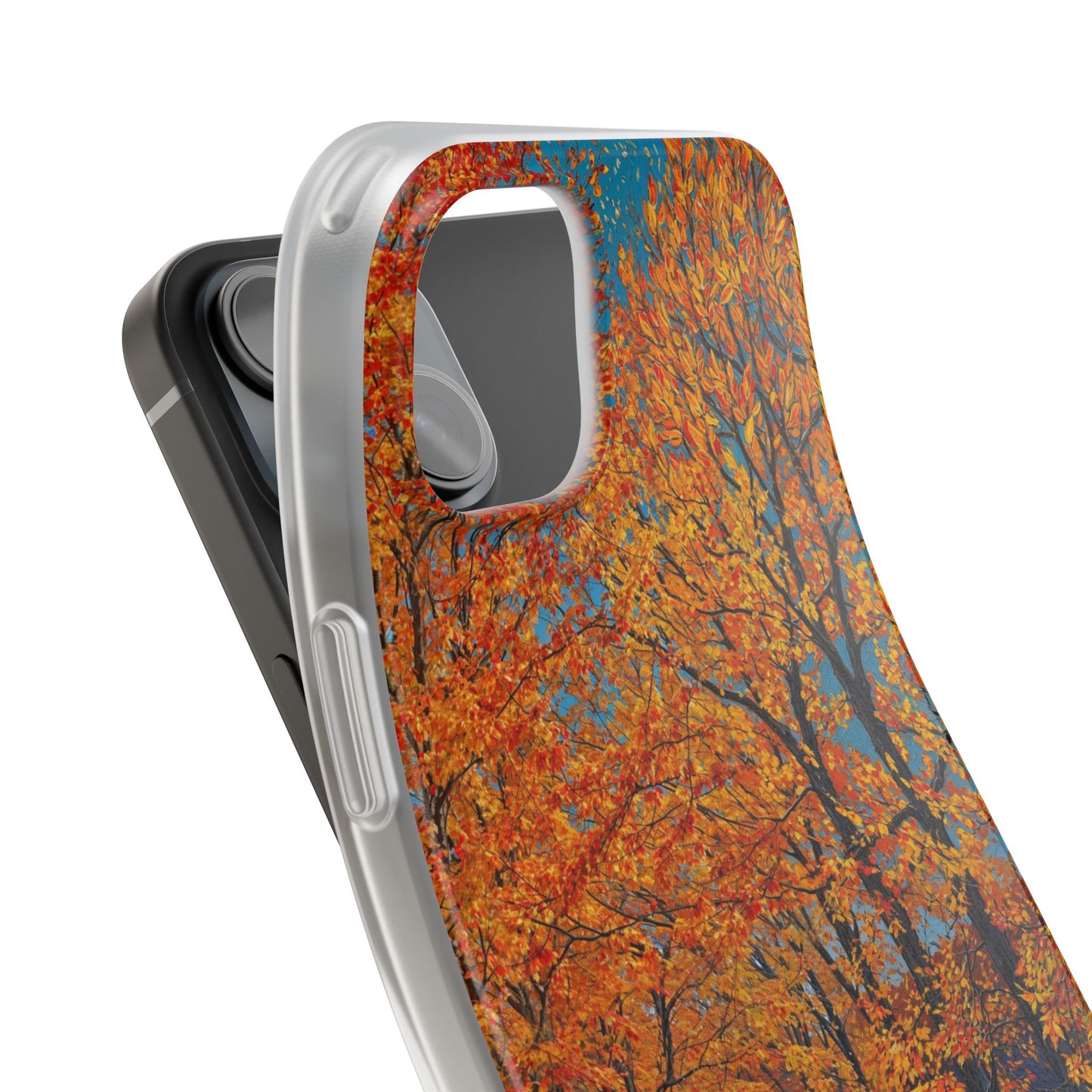 Golden Autumn Pathway Phone Case