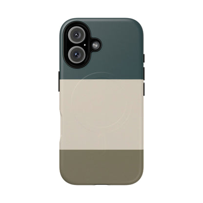 Nordic Coast Colour-Block iPhone Case - Luxury Shockproof MagSafe® Compatible Tough Cover