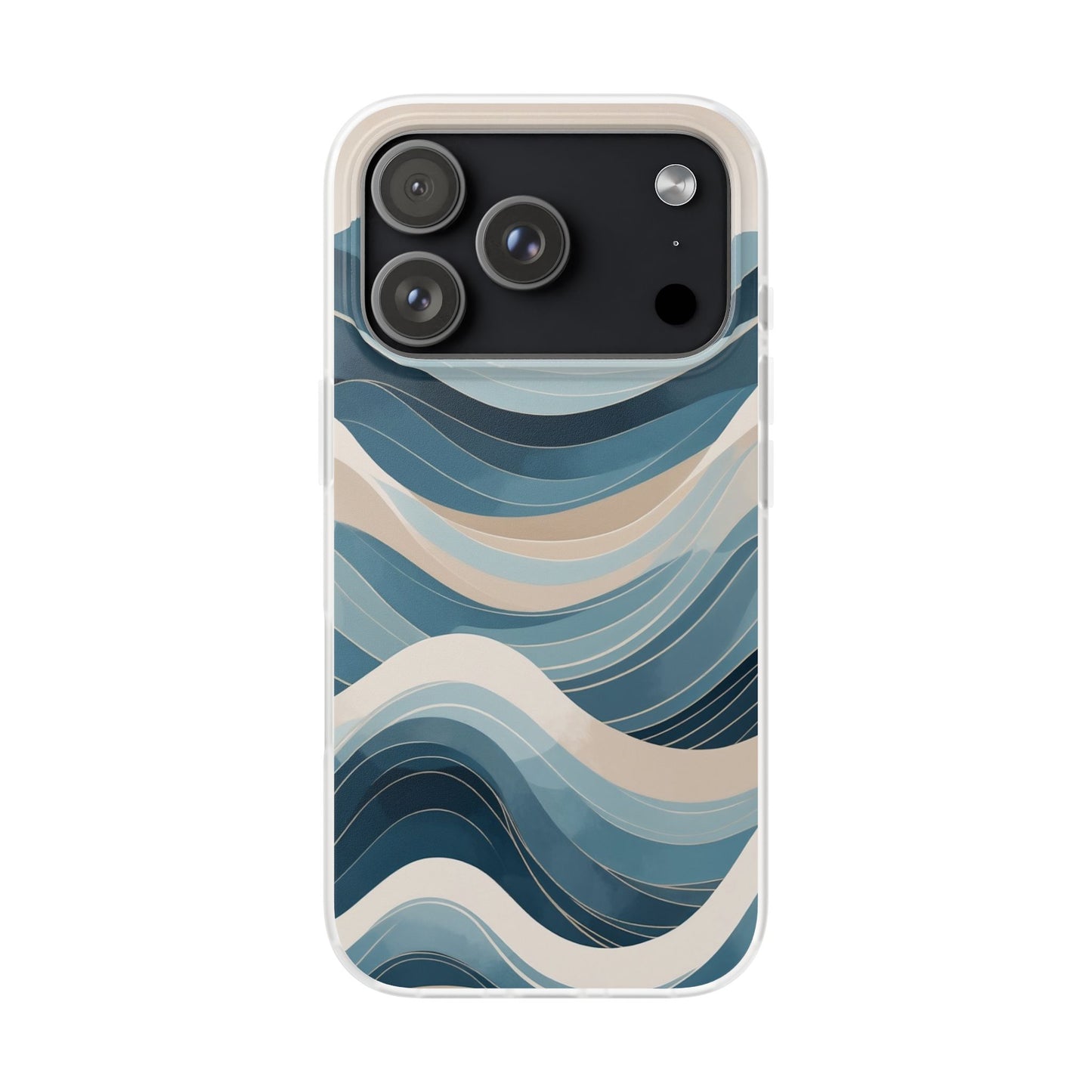 Minimalist Ocean Waves Phone Case