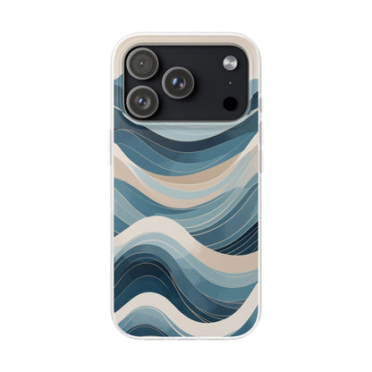 Minimalist Ocean Waves Phone Case