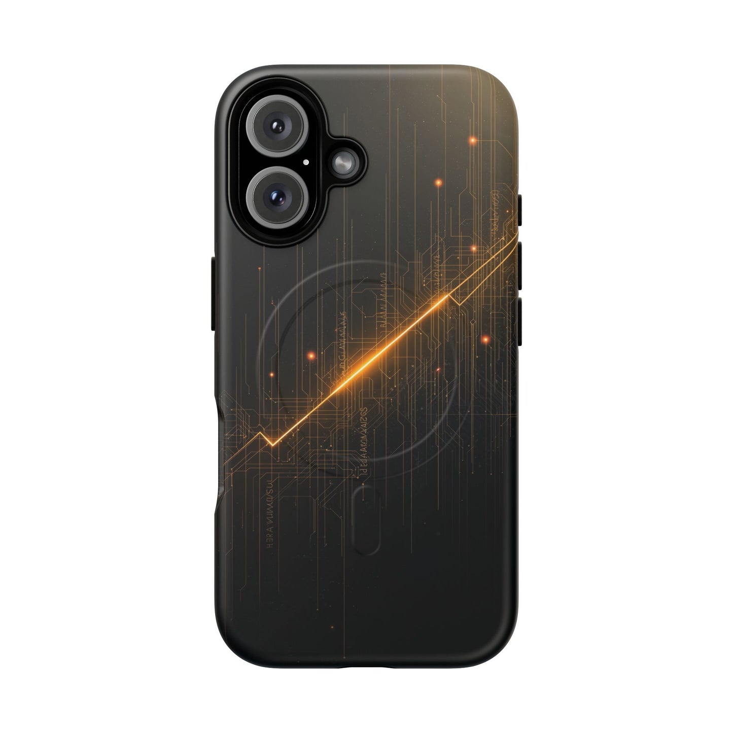 Wall Street Graph iPhone Case - Stock Market Shockproof MagSafe® Compatible