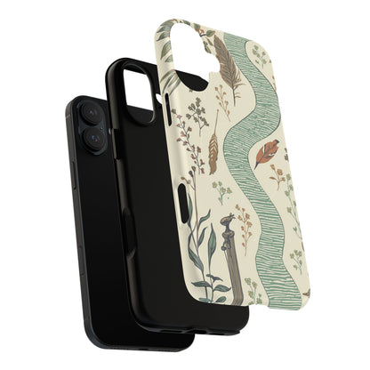 iPhone Canal-Side Botanical Premium MagSafe Case