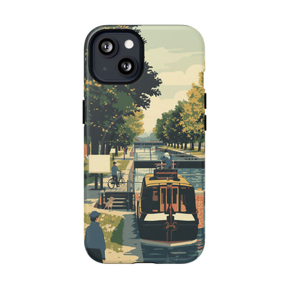 iPhone Towpath Lock Audience Premium MagSafe Case