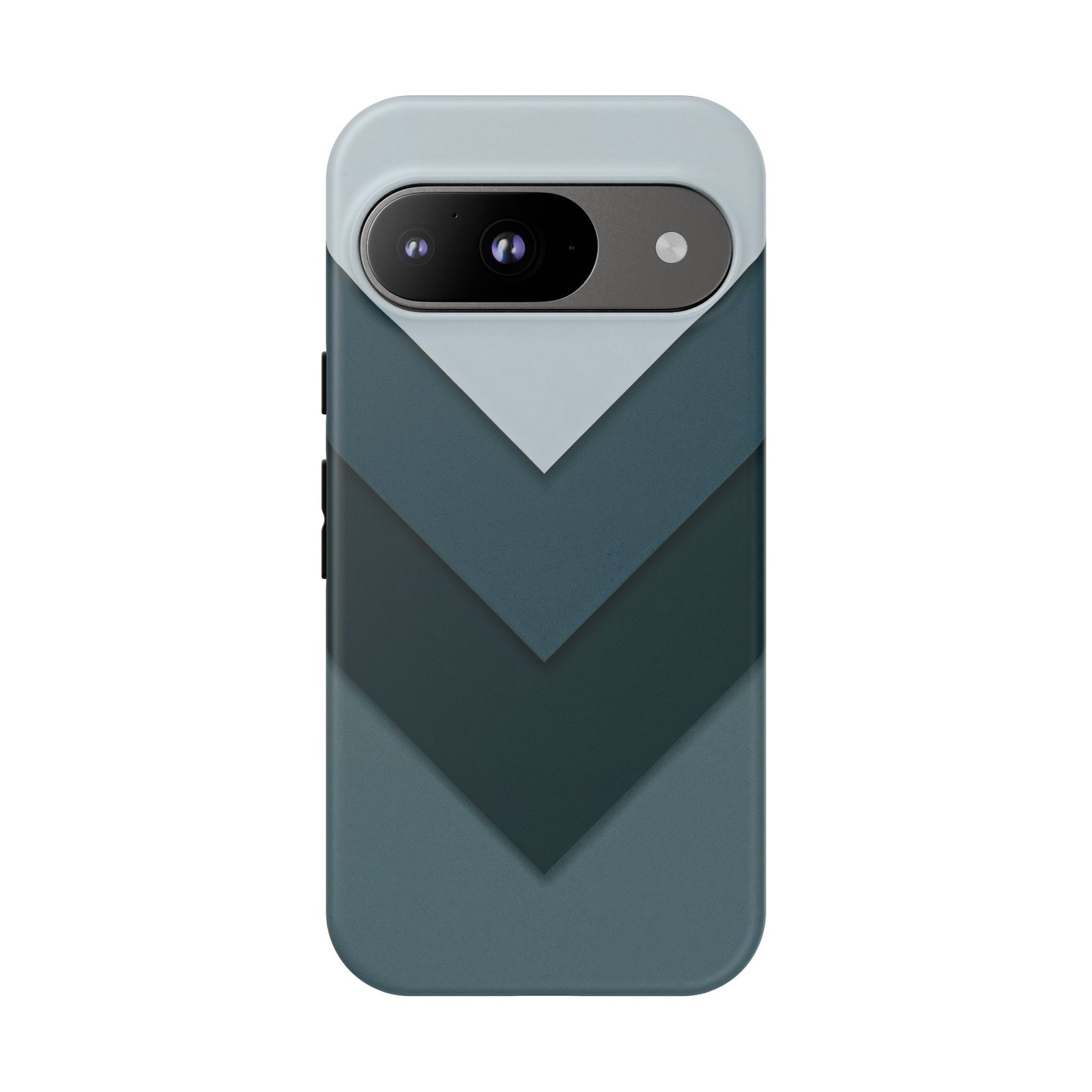 Midnight Chevron Google Pixel Case - Dual-Layer Shockproof Matte Cover