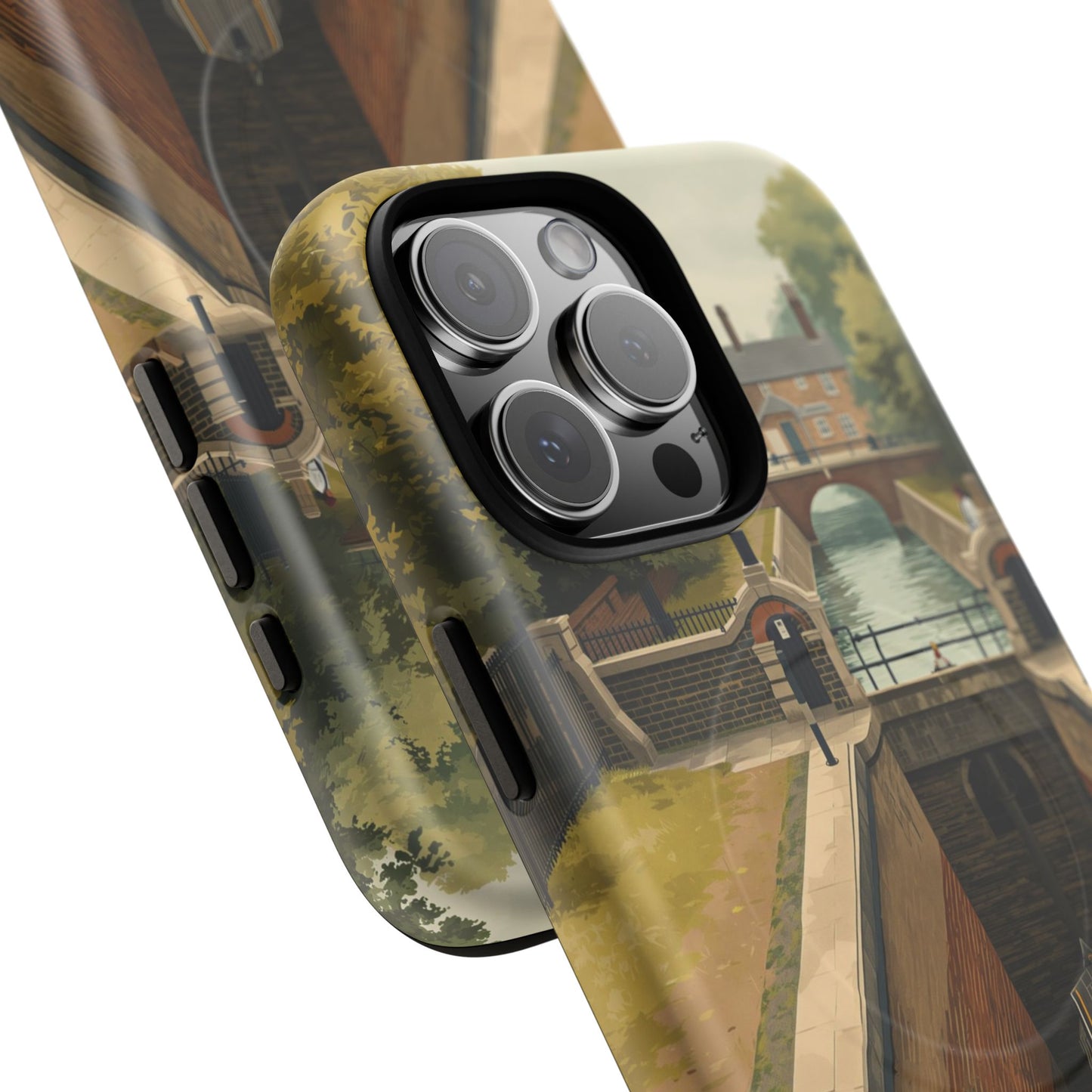 The Lock Keeper’s Vertical Journey Heritage iPhone Case
