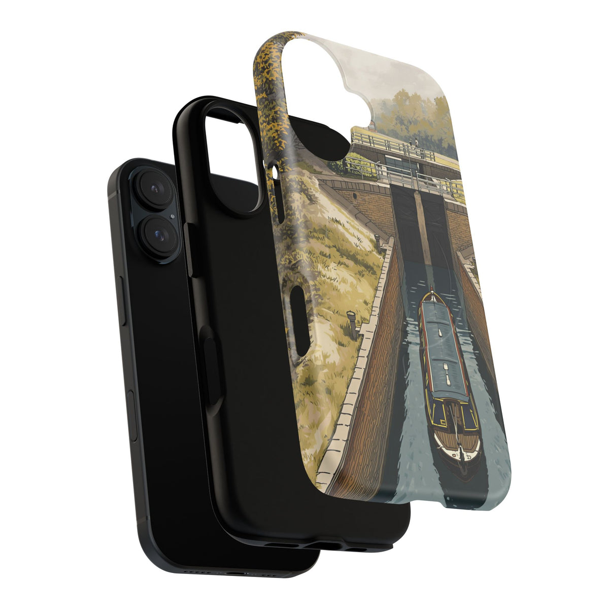 iPhone Heritage Canal Lock Flight Premium MagSafe Case