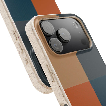 Harbour Grid Eco-Friendly iPhone Case - Sustainable Biodegradable Design