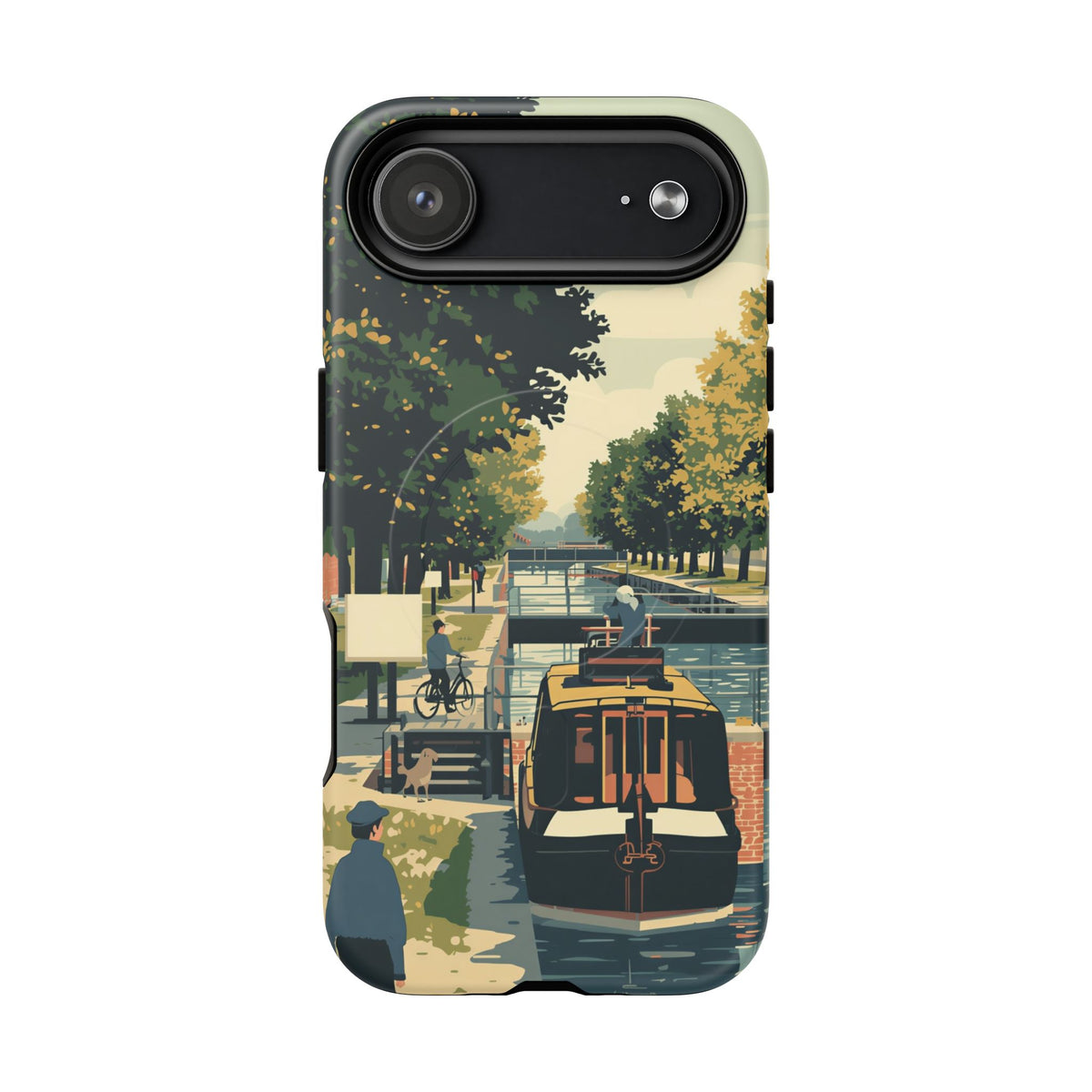 iPhone Towpath Lock Audience Premium MagSafe Case