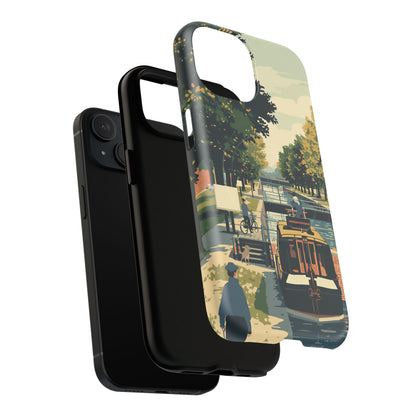 iPhone Towpath Lock Audience Premium MagSafe Case