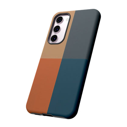 Samsung Galaxy Mid Century Colour Block Case - Matte Tough Protective Cover