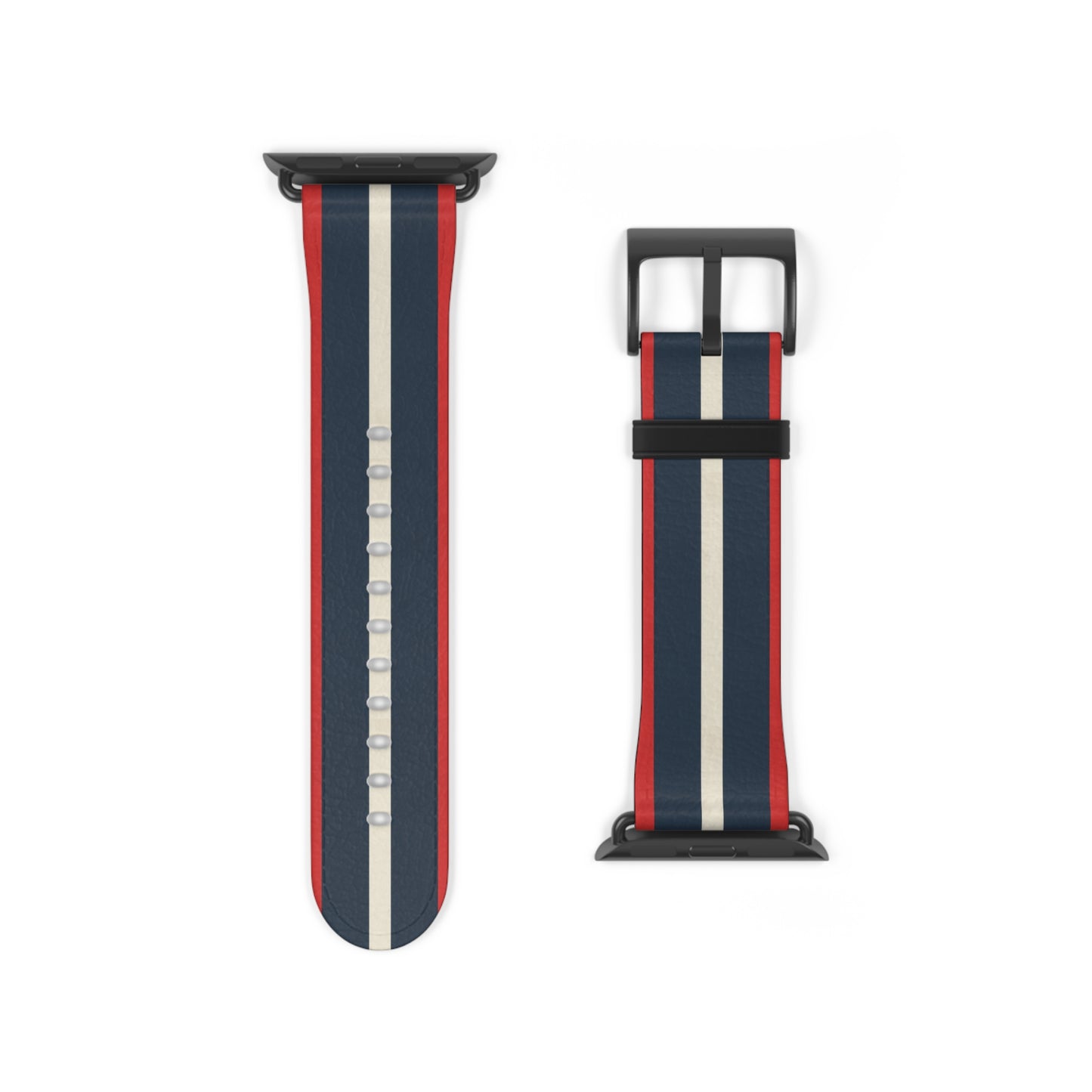 Monaco Stripe Apple Watch Strap - Classic Motorsport Watch Band