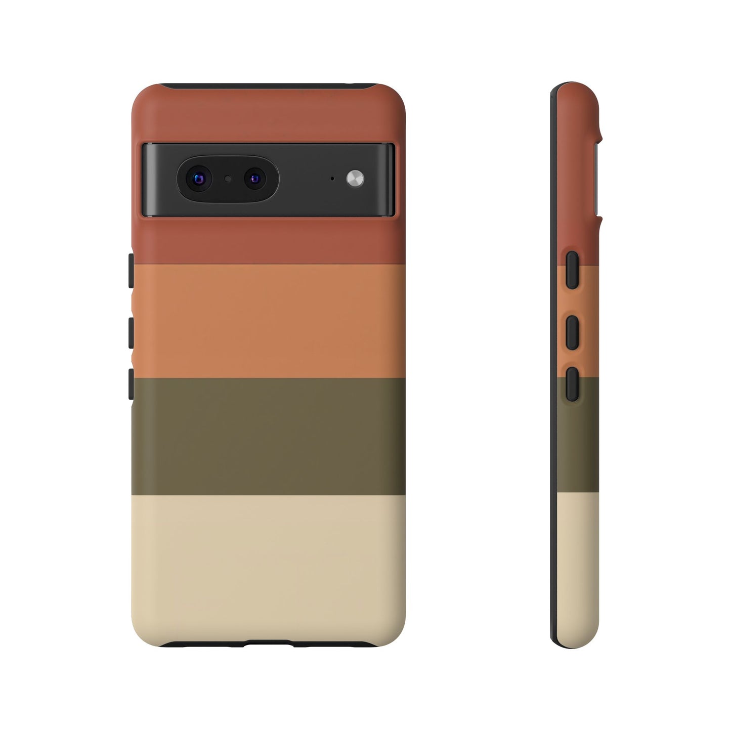 Google Pixel Case - Earth Tone Block Stripe