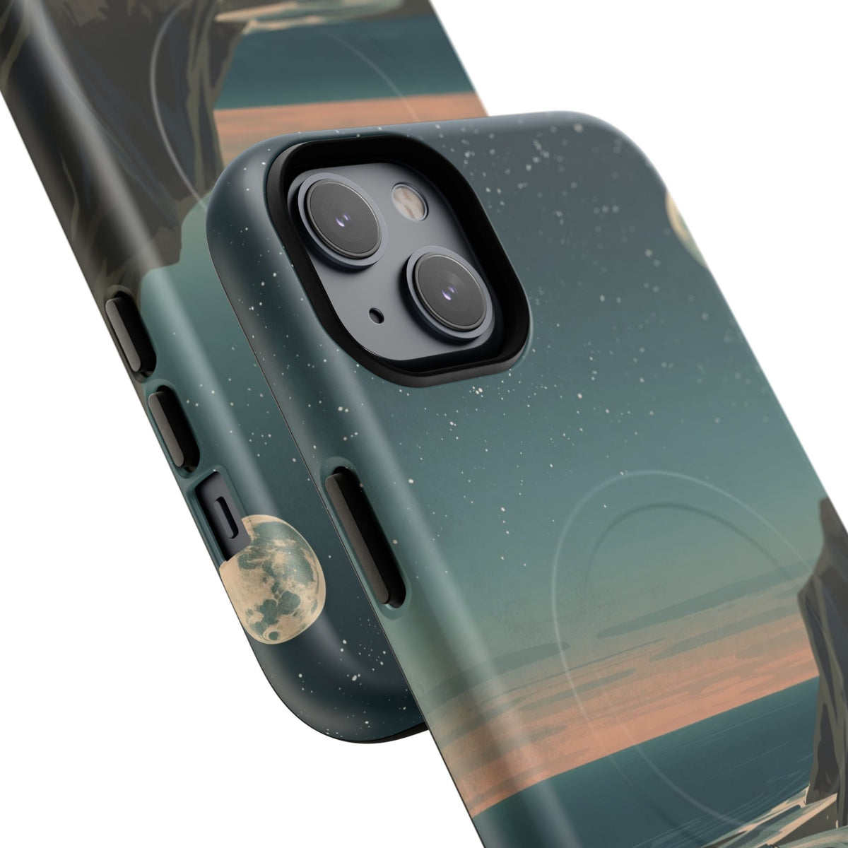 iPhone Moonlit British Cliffs Premium MagSafe Case