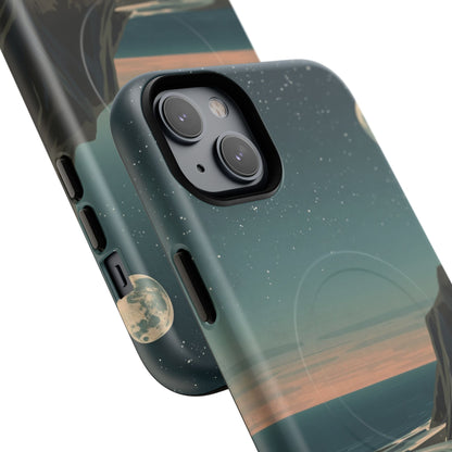 iPhone Moonlit British Cliffs Premium MagSafe Case