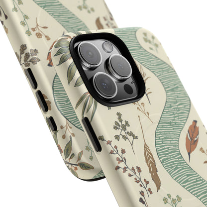 iPhone Canal-Side Botanical Premium MagSafe Case