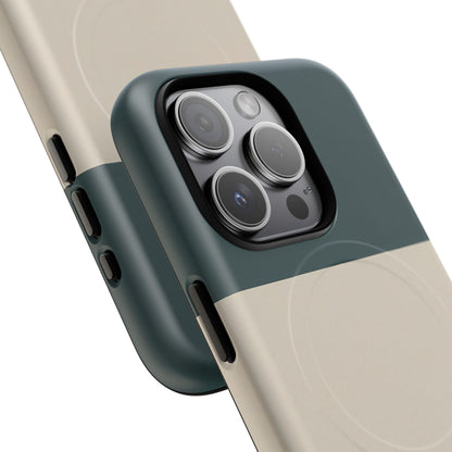 Nordic Coast Colour-Block iPhone Case - Luxury Shockproof MagSafe® Compatible Tough Cover