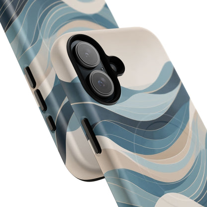Coastal Drift Wave iPhone Case - Premium MagSafe Protective Cover