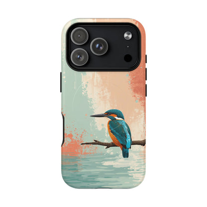 iPhone Bright Abstract Kingfisher Premium MagSafe Case