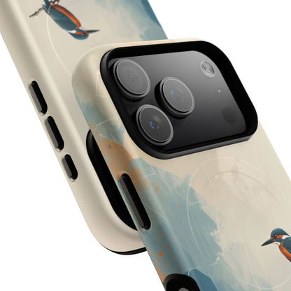 iPhone Abstract Kingfisher MagSafe Tough Case