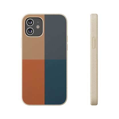 Harbour Grid Eco-Friendly iPhone Case - Sustainable Biodegradable Design