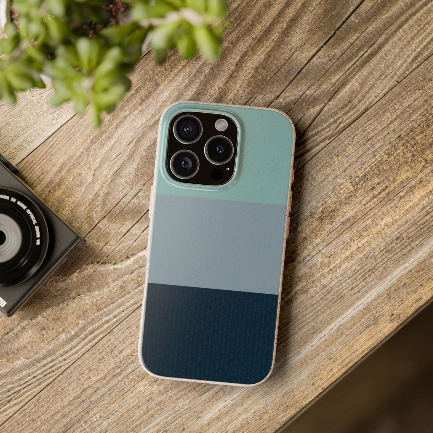 Coastal Fade Eco-Friendly iPhone Case - Sustainable Biodegradable Design