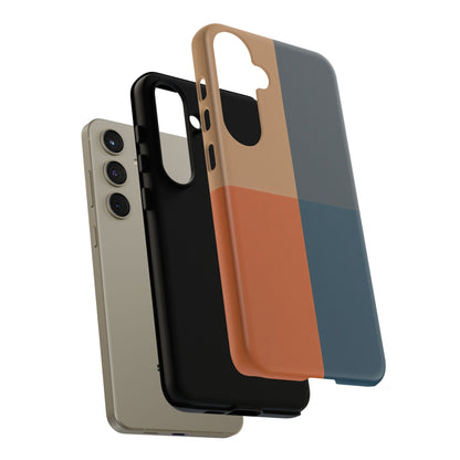 Samsung Galaxy Mid Century Colour Block Case - Matte Tough Protective Cover