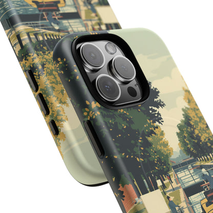 iPhone Towpath Lock Audience Premium MagSafe Case