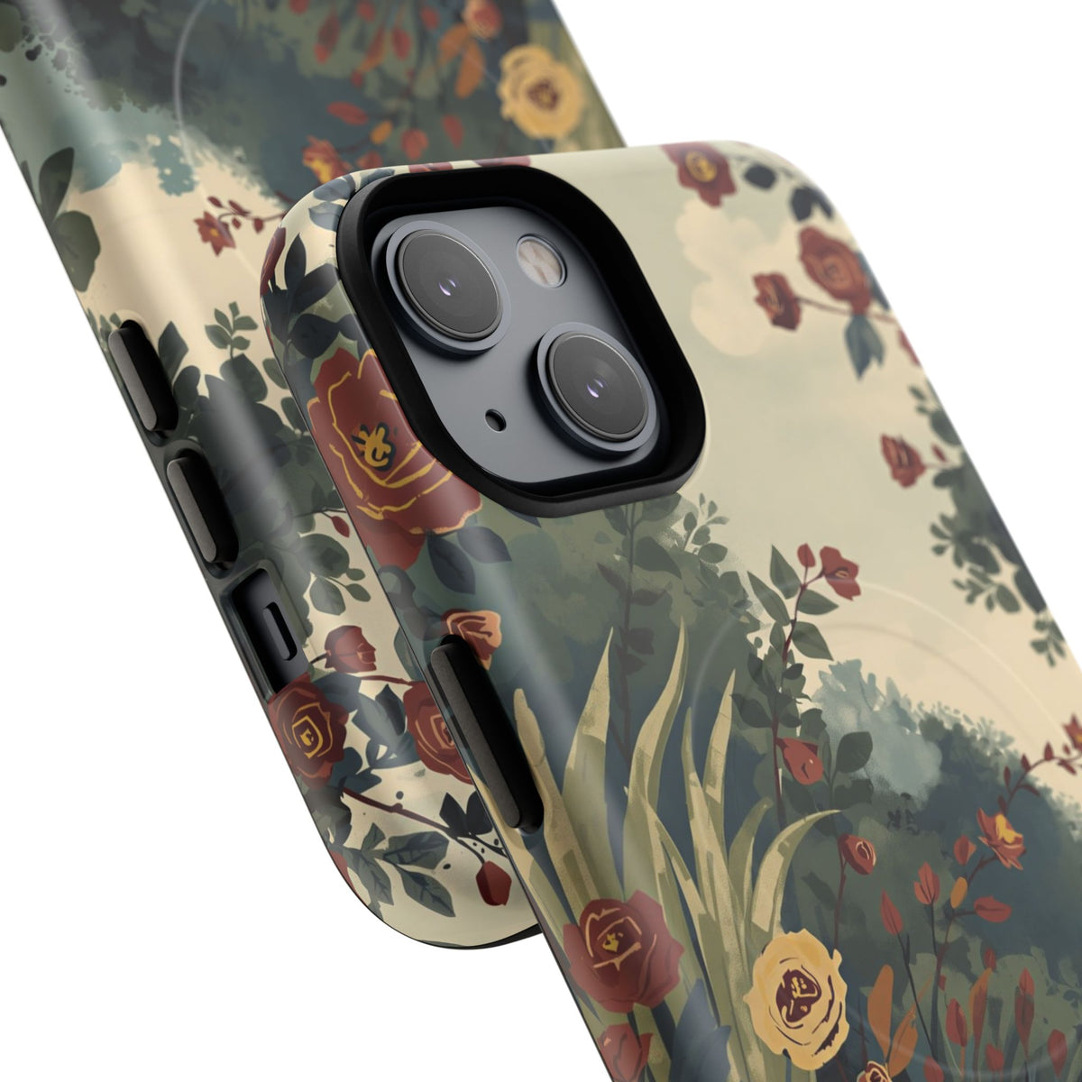 iPhone Porthole Canal Garden Premium MagSafe Case