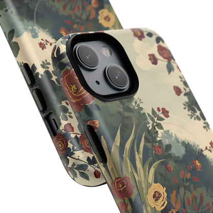 iPhone Porthole Canal Garden Premium MagSafe Case