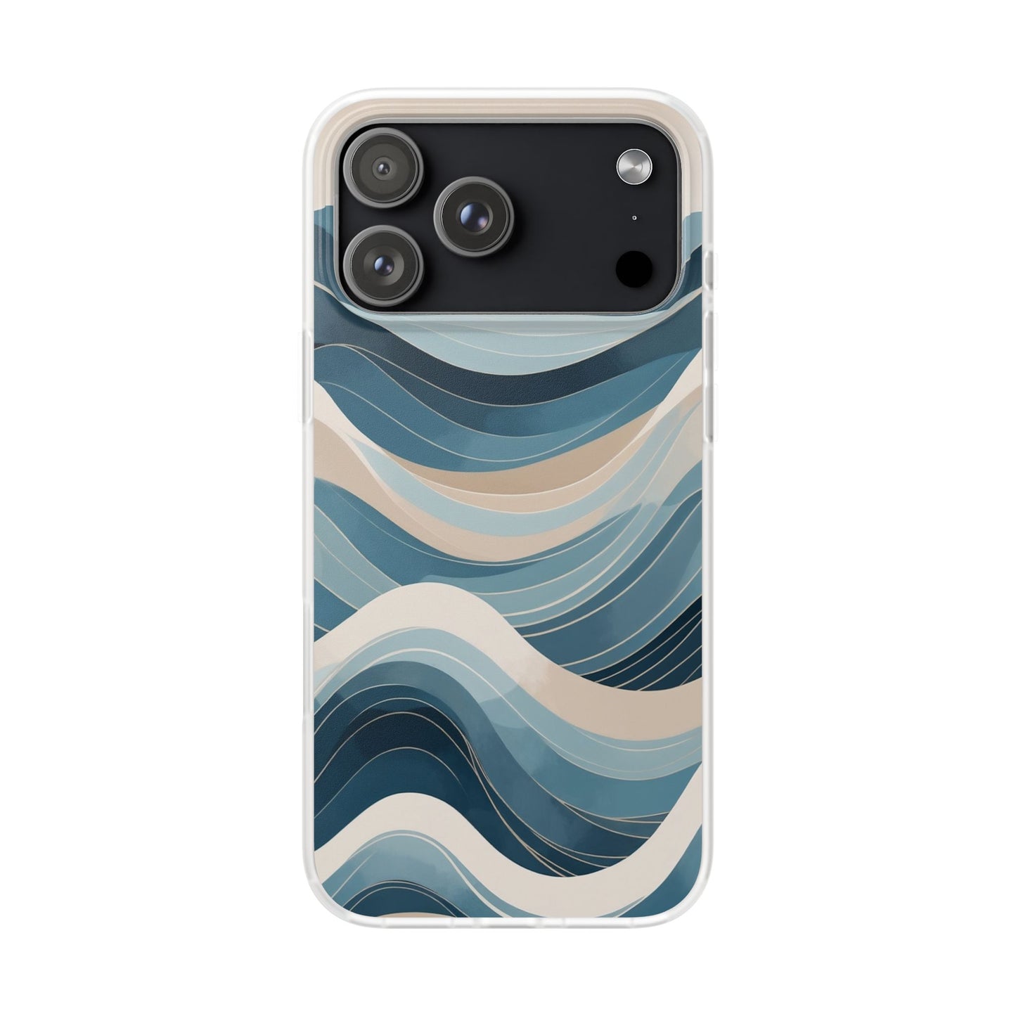 Minimalist Ocean Waves Phone Case